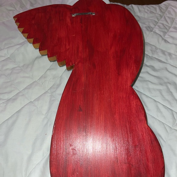 Hand Crafted Paper Marché And Wood Angel - Picture 2 of 6